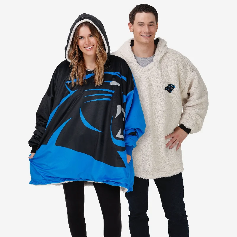Carolina Panthers Reversible Colorblock Hoodeez