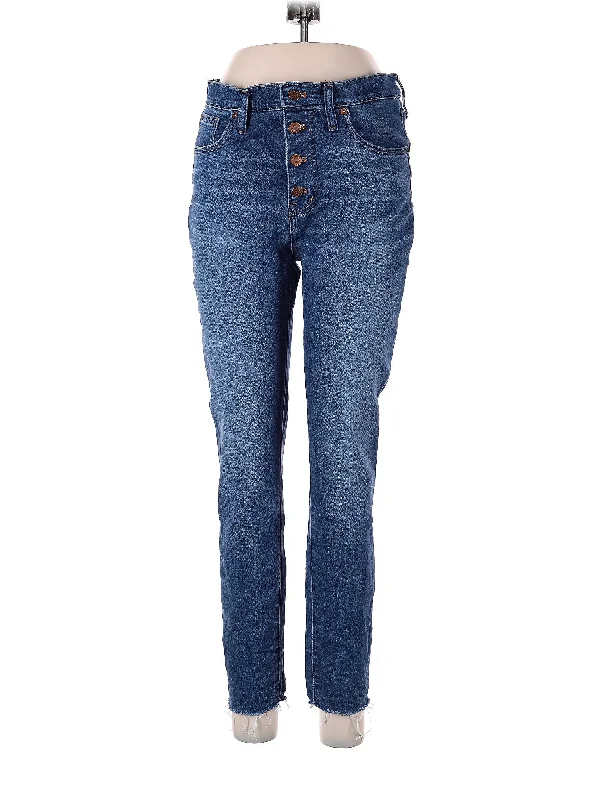 High-Rise Skinny Jeans in Medium Wash