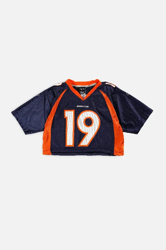 Rework Crop Denver Broncos NFL Jersey - S