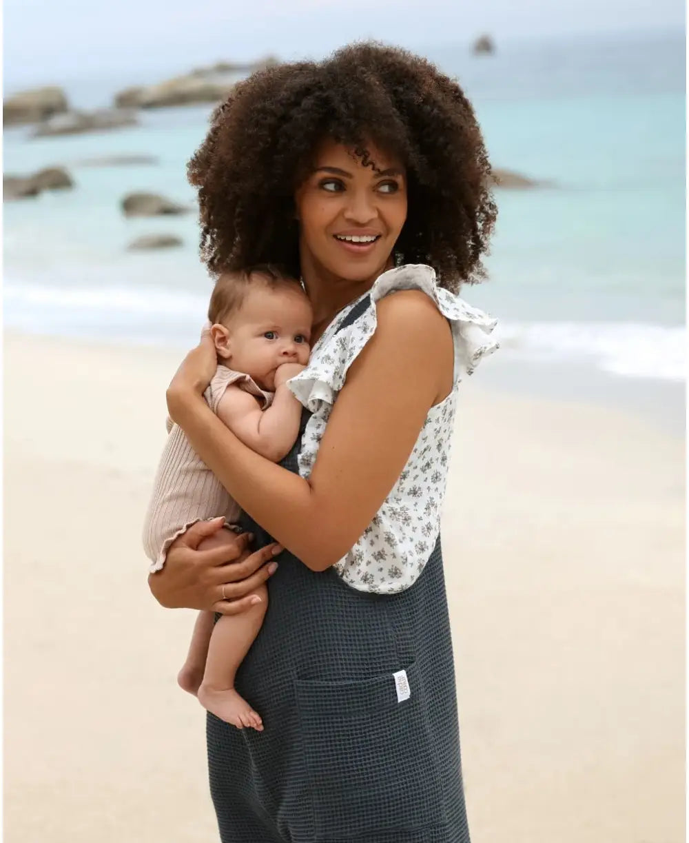 Maternity and nursing overalls MAYA anthracite