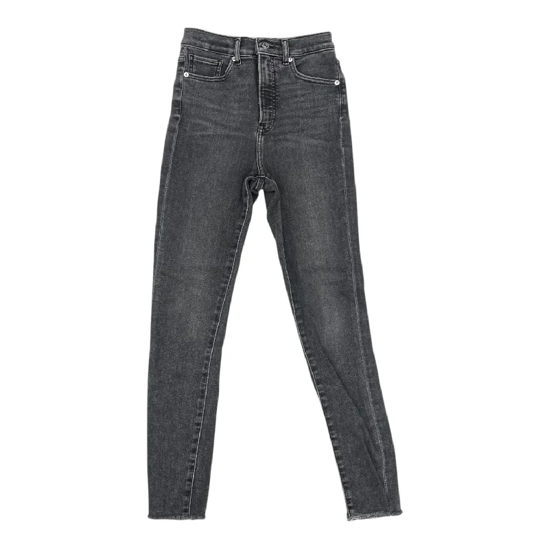 Jeans Skinny By Express In Grey, Size:4L