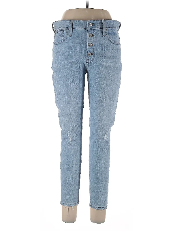 Low-Rise Skinny Jeans in Light Wash