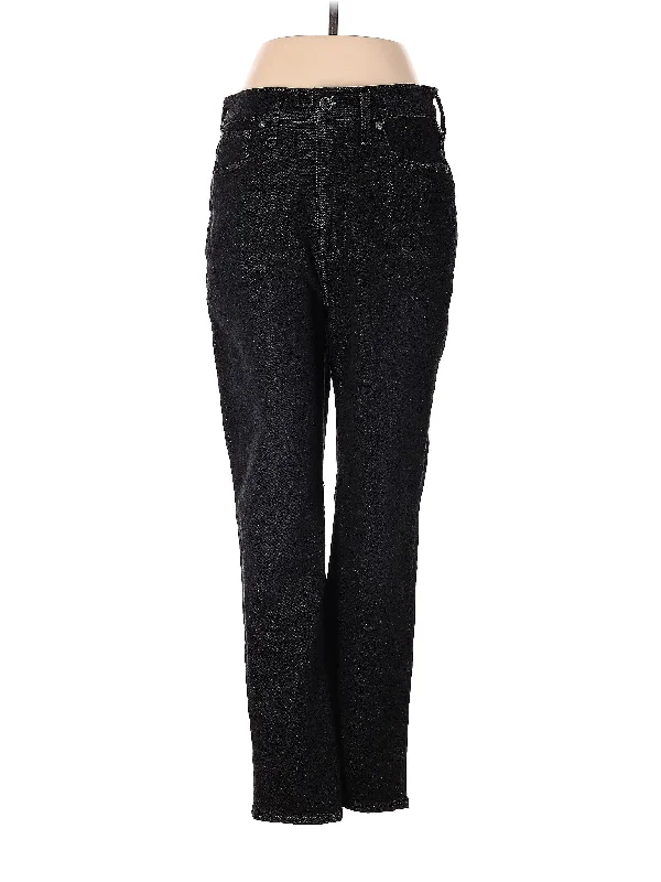 High-Rise Straight-leg Jeans in Dark Wash