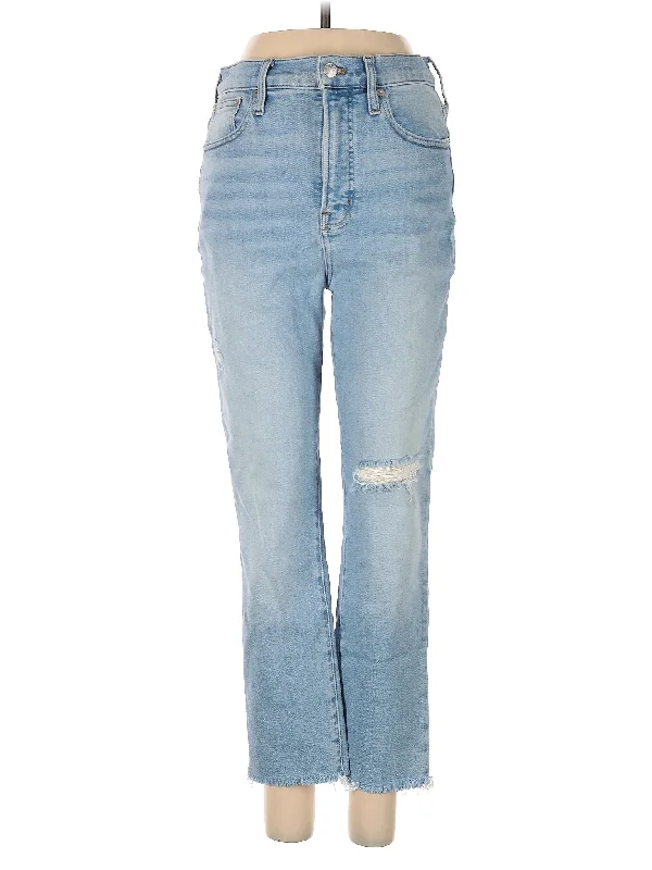 Mid-Rise Bootleg Jeans in Light Wash