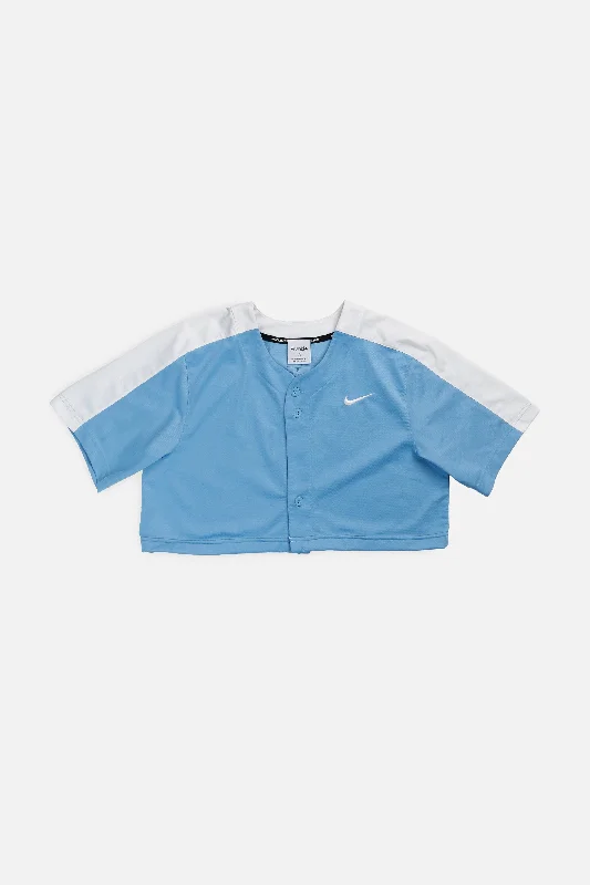 Rework Crop Nike Baseball Jersey - M