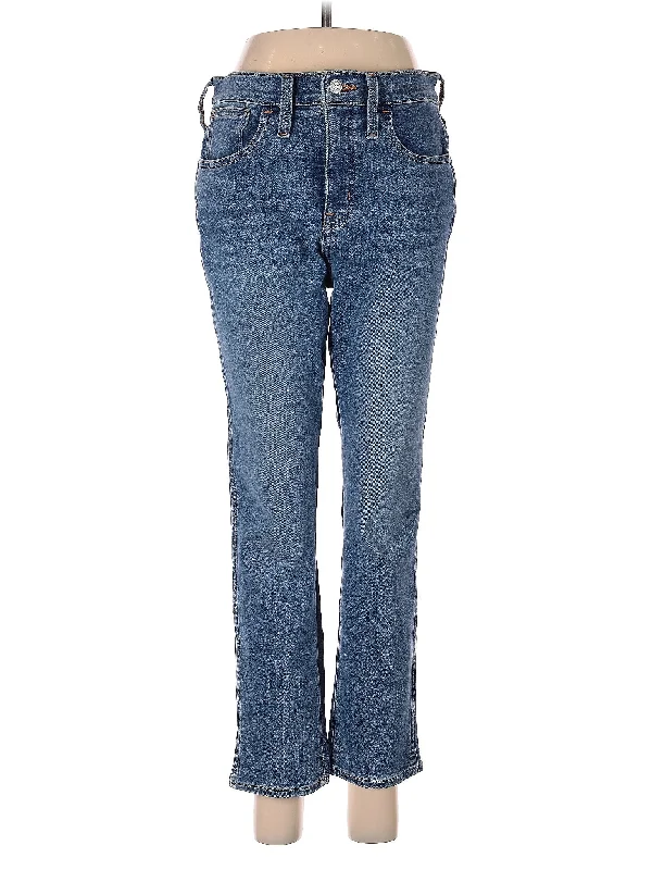 High-Rise Bootleg Jeans in Medium Wash