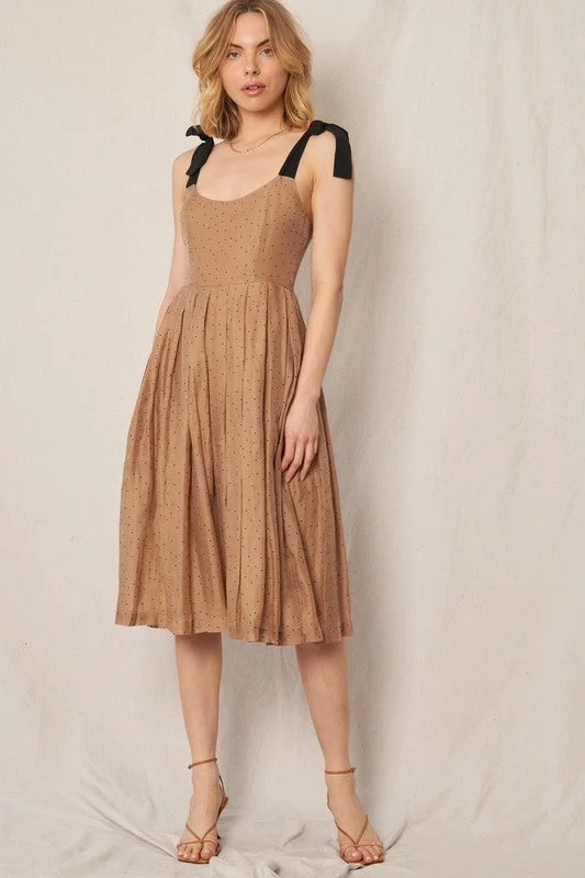 On the dot wide leg romper