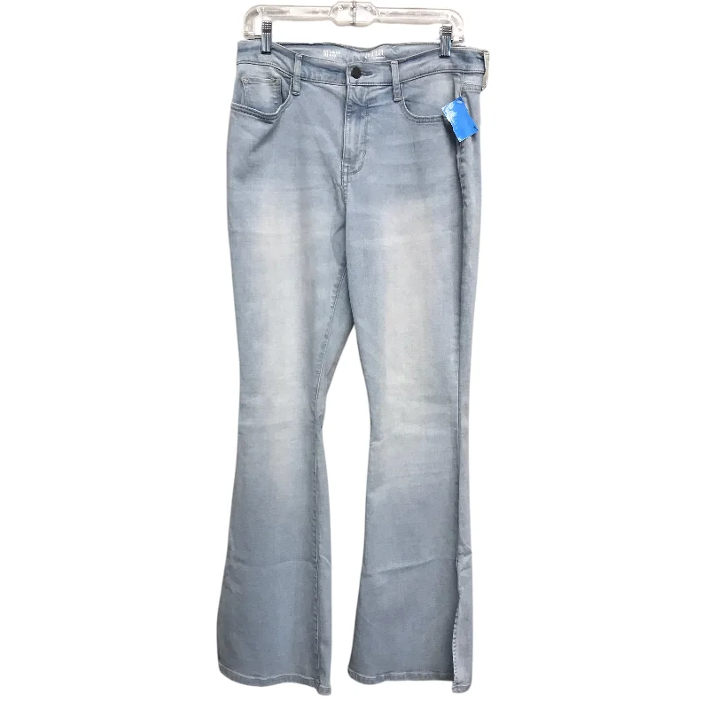 Jeans Flared By Ana In Blue Denim, Size:10