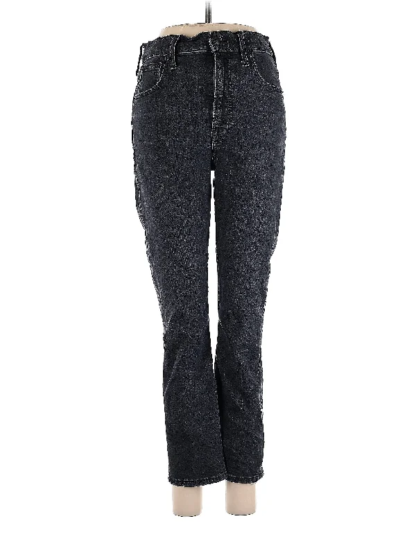 High-Rise Straight-leg Jeans in Dark Wash