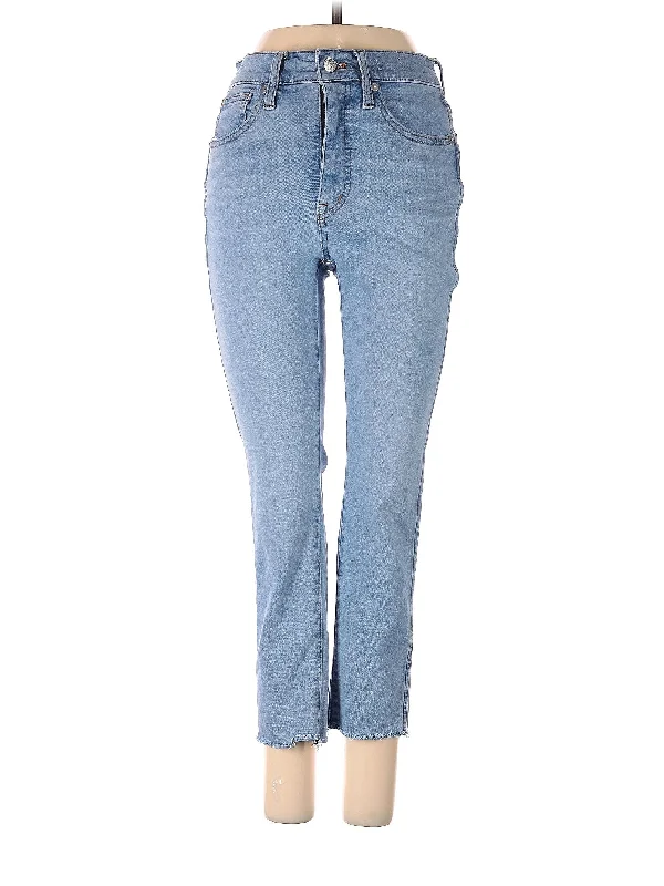 High-Rise Straight-leg Jeans in Light Wash
