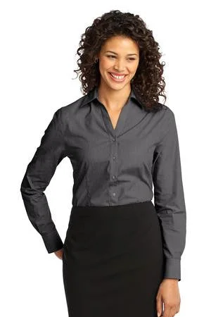 Ladies' Crosshatch Easy Care Shirt