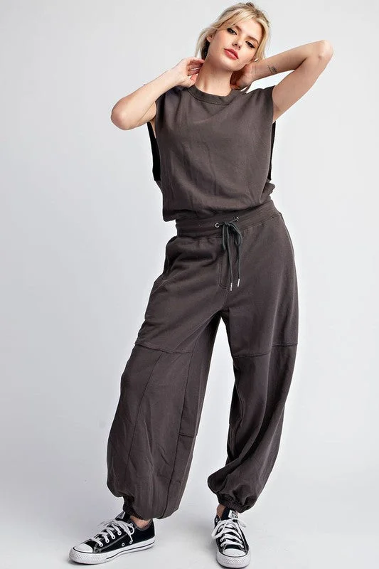 What I'm Looking For Mineral Washed Jumpsuit